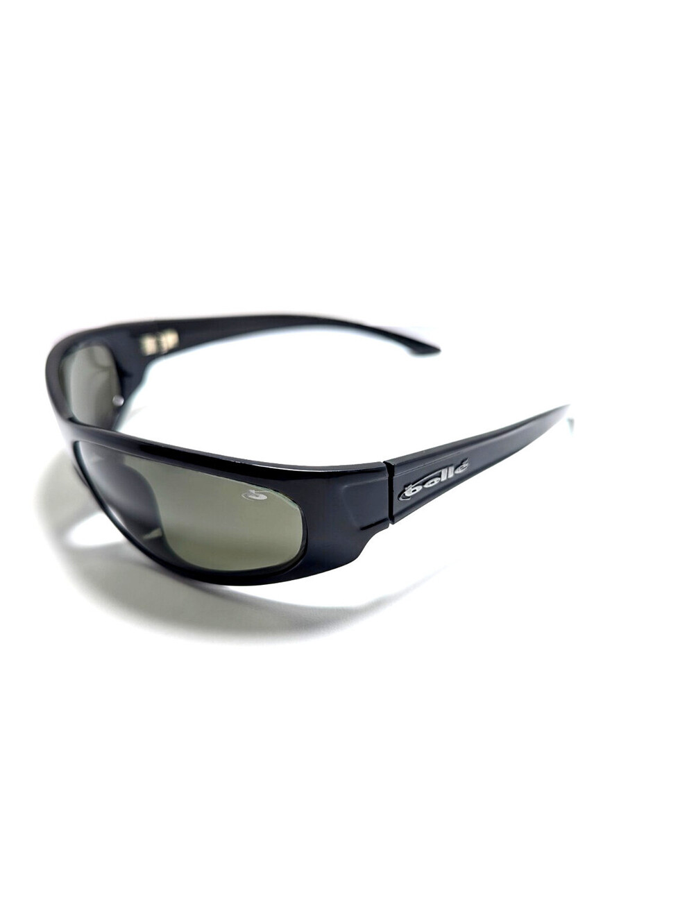 Bollé Classic Gray UV Lens Black Outdoor Wraparound Men's Sports Sunglasses